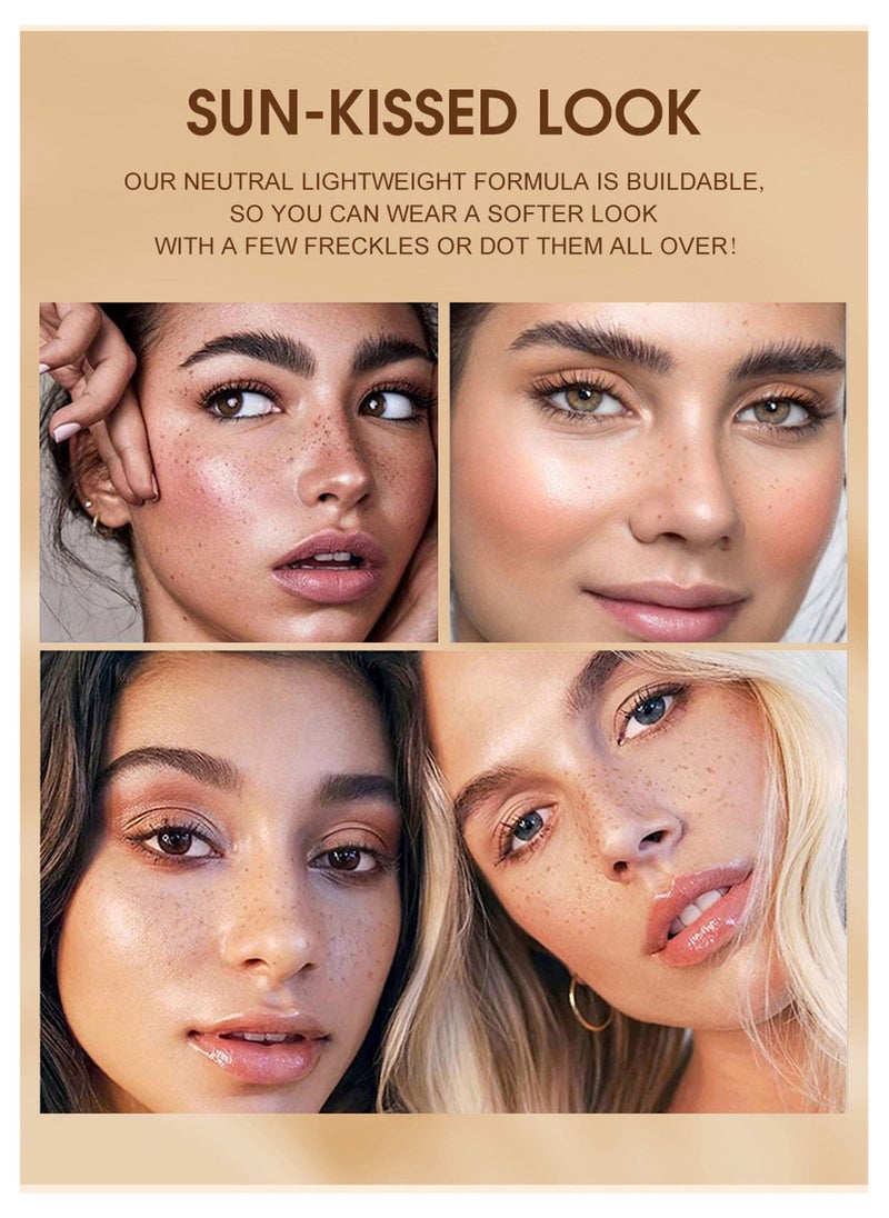 Handaiyan HANDAIYAN Freckle Pen 4 Colors Available, Natural Lifelike Freckle Makeup Pen, Waterproof Long Lasting Quick Dry Natural Makeup (3)  - Image 3