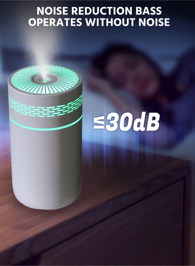 مرطب سيارة مع ناشر عطري، ناشر زيوت عطرية يعمل عبر USB، بخاخ صغير محمول للسيارة والمنزل والمكتب وغرفة النوم - Image 5