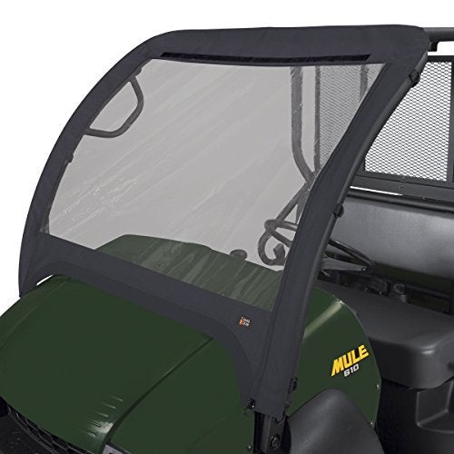 Classic Accessories QuadGear UTV Front Windshield, Fits Kawasaki Mule 600, 610, 610 4x4, 610 4x4 XC (2015 models and older), Black - Image 2
