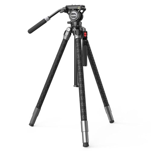 SMALLRIG x Potato Jet TRIBEX SE Hydraulic Aluminum Camera Tripod with Video Fluid Head 6kg132lb Load Max Height 166cm Professional Video Tripod for InterviewsWeddingLandscape 5305 - Image 1