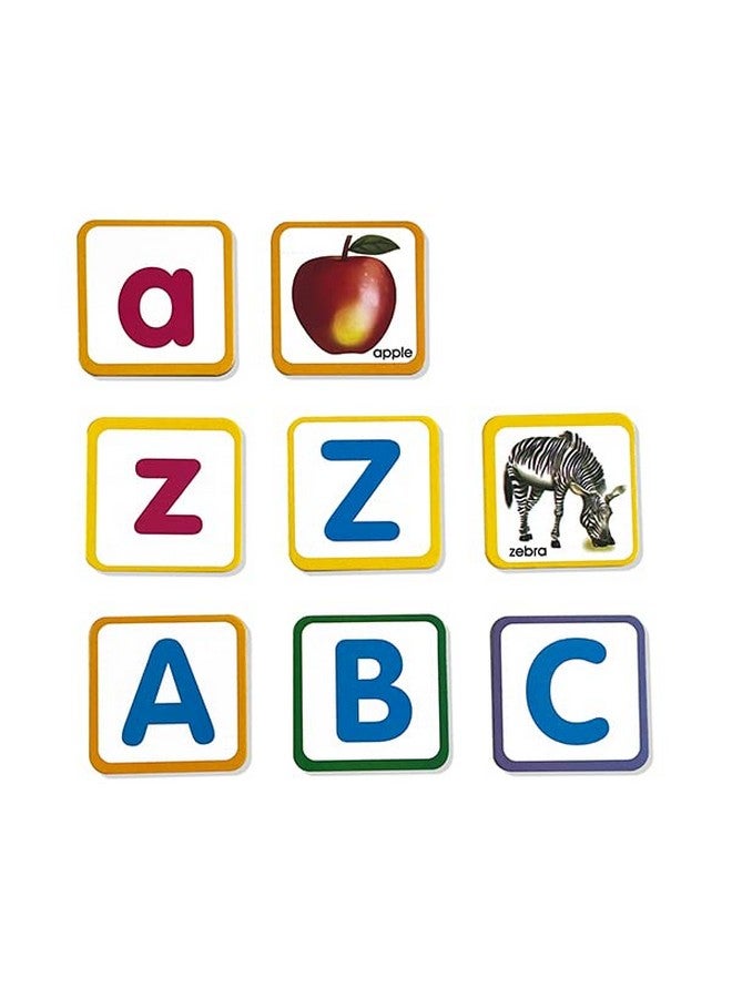 كرييتفز مجموعة مطابقة الحروف الأبجدية والأرقام من Creative | التعليم المبكر | التعرف على الحروف الكبيرة والصغيرة والأرقام من ١ إلى ٢٠ | لعبة تعليمية للأطفال من سن ٣ سنوات فما فوق (مجموعة من قطعتين) - Image 3