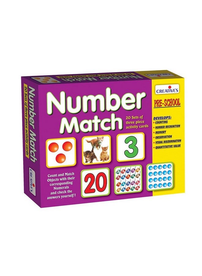 كرييتفز مجموعة مطابقة الحروف الأبجدية والأرقام من Creative | التعليم المبكر | التعرف على الحروف الكبيرة والصغيرة والأرقام من ١ إلى ٢٠ | لعبة تعليمية للأطفال من سن ٣ سنوات فما فوق (مجموعة من قطعتين) - Image 5