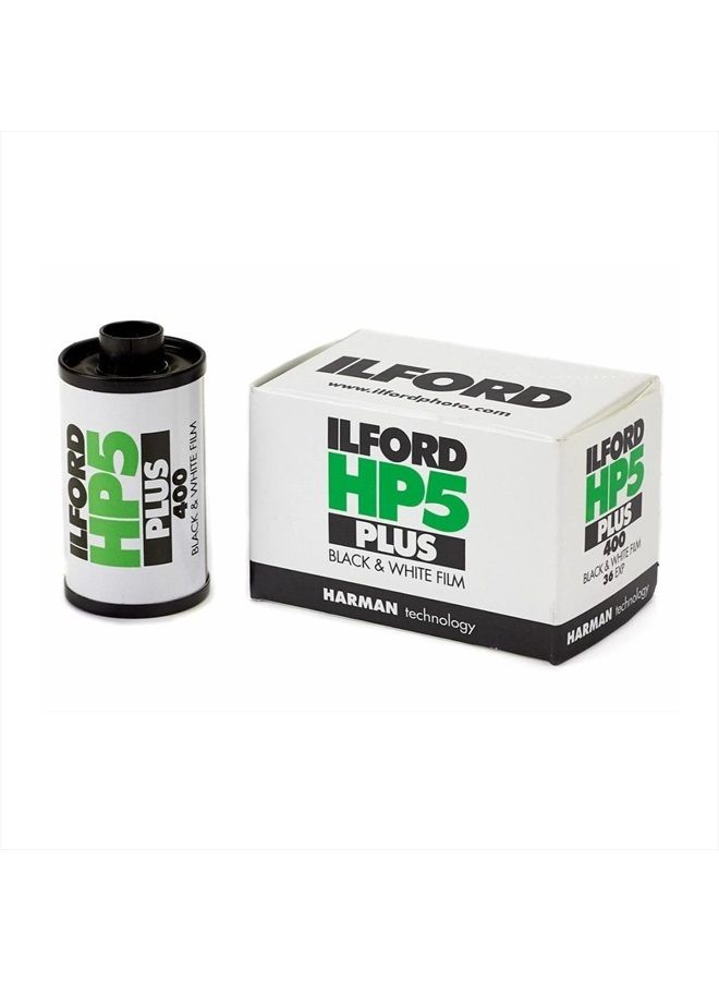 Ilford HP5 Plus ISO 400 Black and White 35mm Roll Film Bundle (36 Exposures, 5-Pack) (5 Items) - Image 2