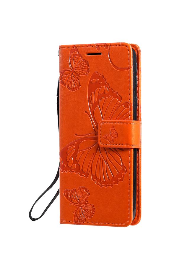 اس-توب جراب لهاتف Samsung Galaxy A01 Core، جراب جلدي أفقي قابل للطي بنقشة فراشات ثلاثية الأبعاد مع حامل وفتحة بطاقة ومحفظة - Image 2