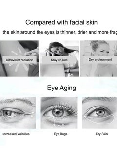 VEZE Nicotinamide Eye Cream Dark Circles Fading Anti Eye Bags, Hyaluronic Acid Moisturizing Serum for Puffiness and Eye Care  - Image 5