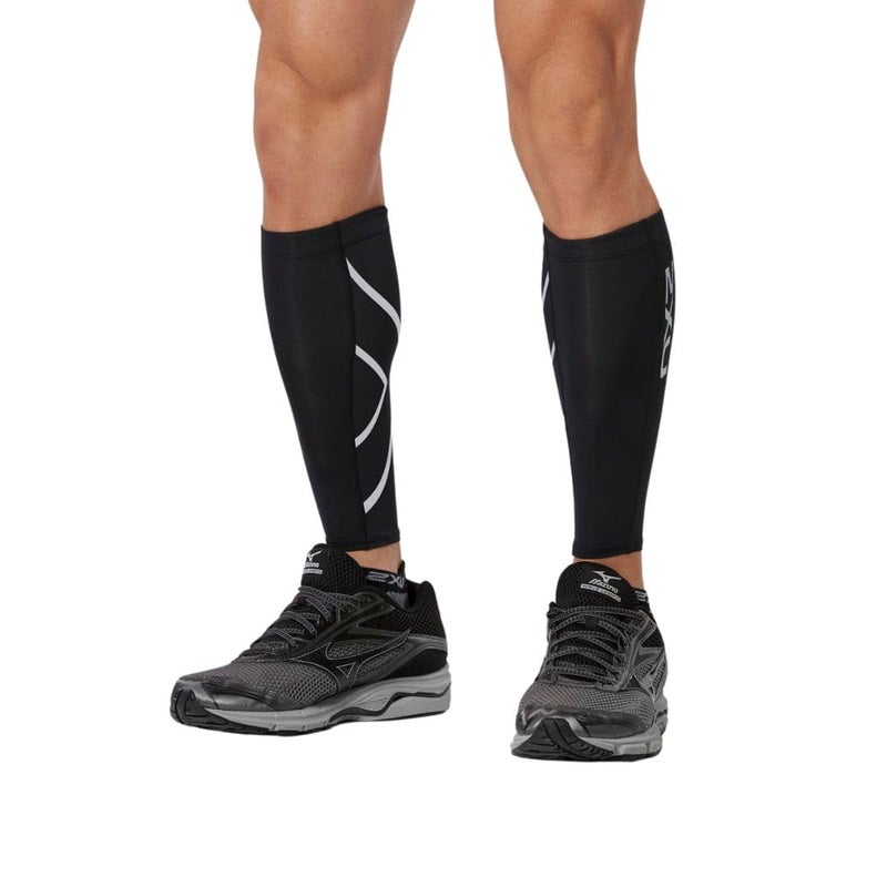 2XU Compression Calf Guards BlackBlack Small - Image 3