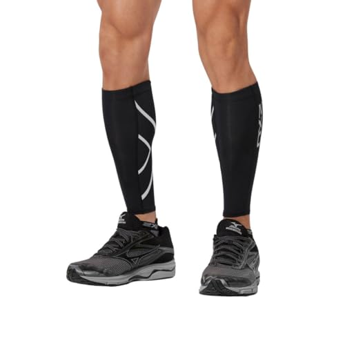 2XU Compression Calf Guards BlackBlack Small - Image 2