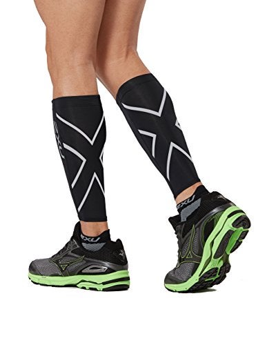 2XU Compression Calf Guards BlackBlack Small - Image 5