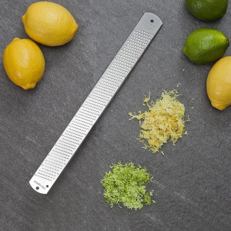 Microplane All-Stainless Steel Lemon Zester Tool, Blade made in the USA - Image 4