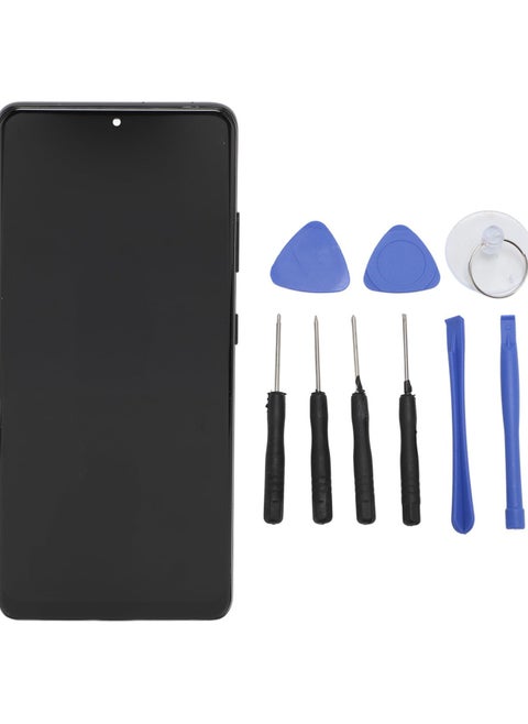 مجموعة استبدال الشاشة، محول رقمي لشاشة الهاتف لهاتف Galaxy S21 Ultra TFT مجموعة رقمية مع إطار وأدوات