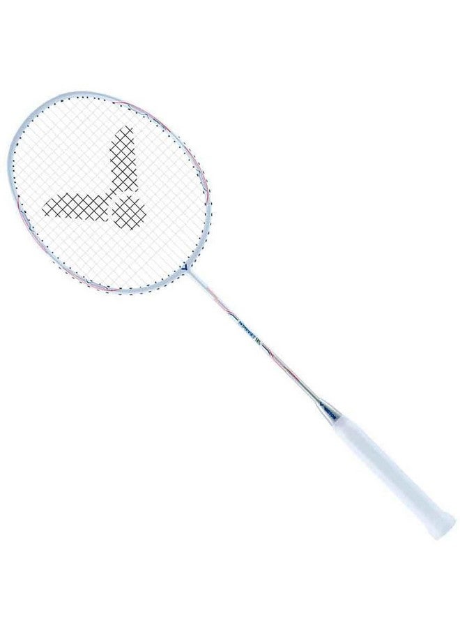 VICTOR Graphite Dx-1L-A-5U Drive X Series Strung Badminton Racket -White - Image 1