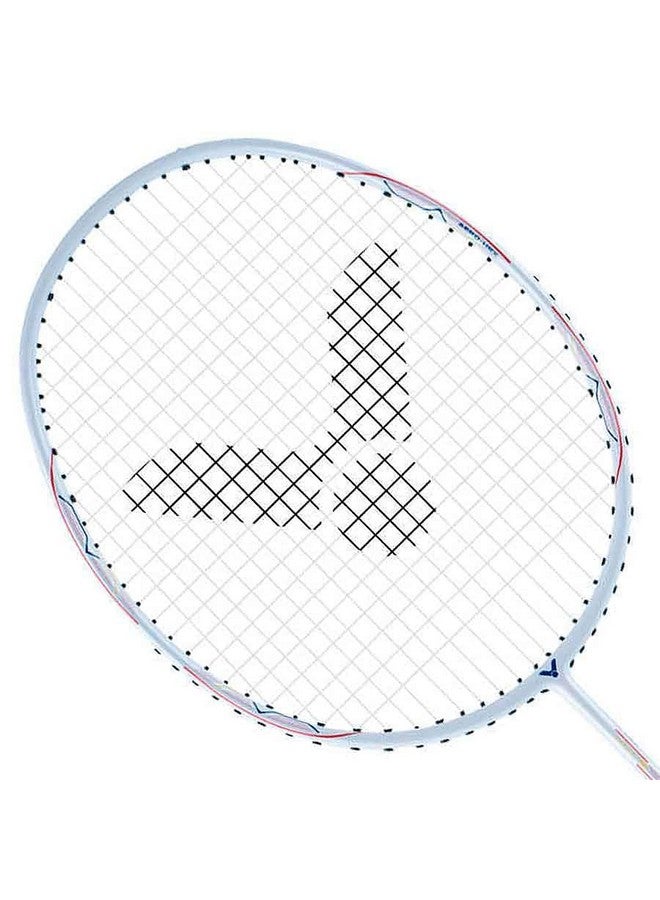 VICTOR Graphite Dx-1L-A-5U Drive X Series Strung Badminton Racket -White - Image 2