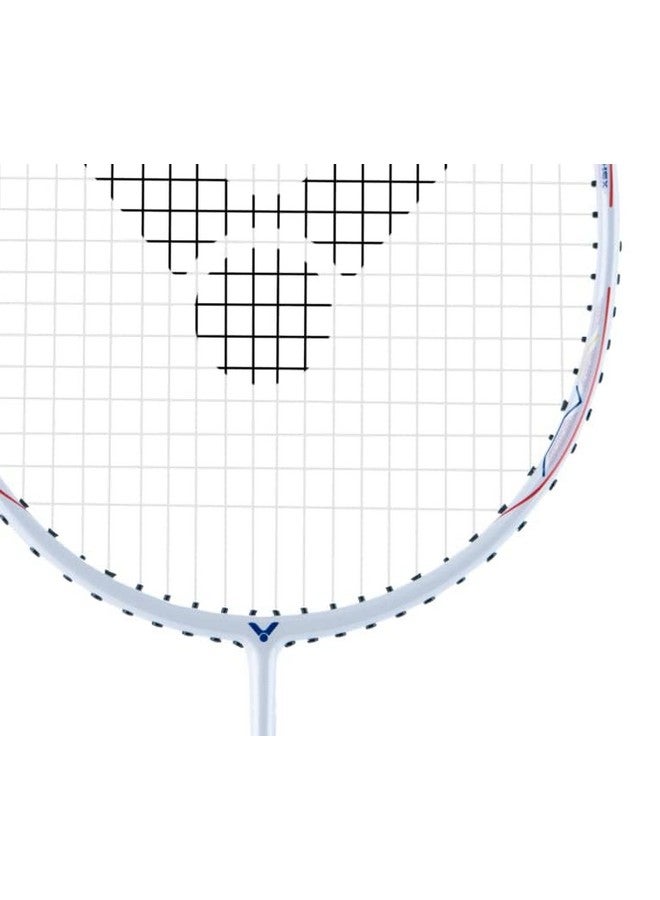 VICTOR Graphite Dx-1L-A-5U Drive X Series Strung Badminton Racket -White - Image 3