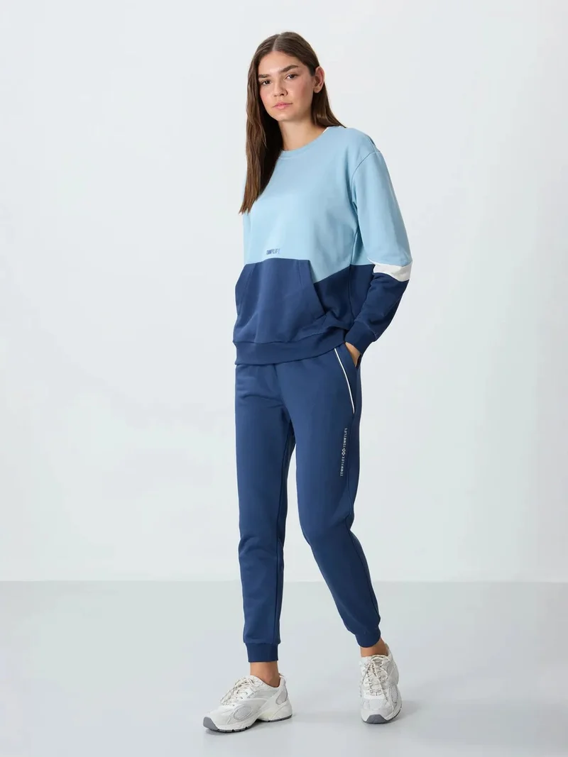تومي لايف TOMMY Women's Cotton-blend Jogger Sweatpants