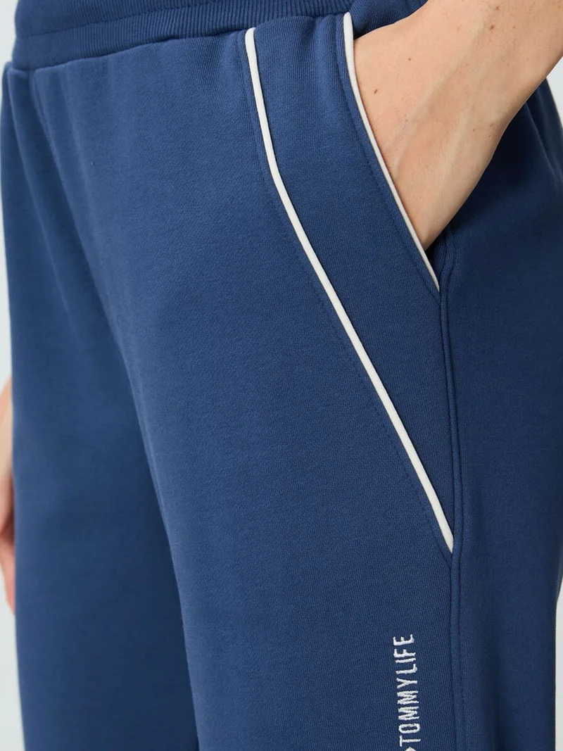 تومي لايف TOMMY Women's Cotton-blend Jogger Sweatpants