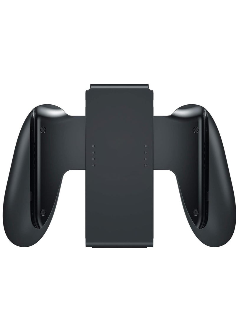Oasisgalore - Portable Grip Handle Bracket Support Holder, Comfort Joycon Grip(Black) - Image 1