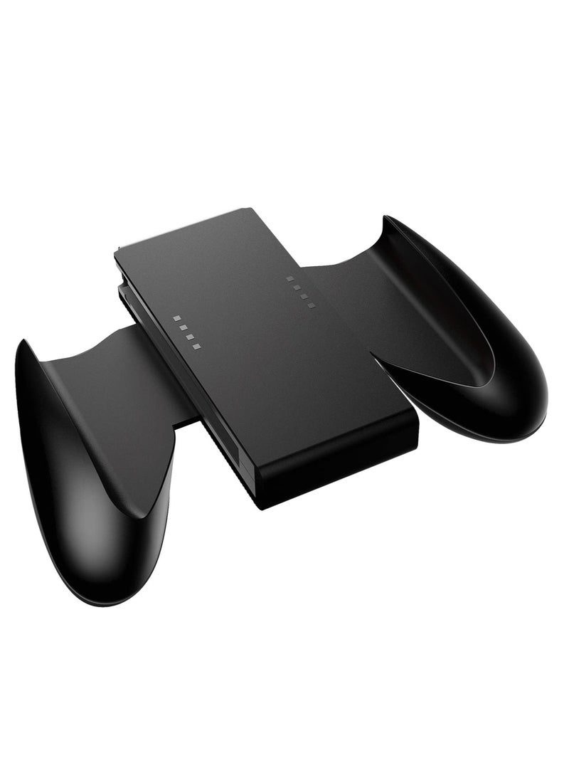 Oasisgalore - Portable Grip Handle Bracket Support Holder, Comfort Joycon Grip(Black) - Image 1