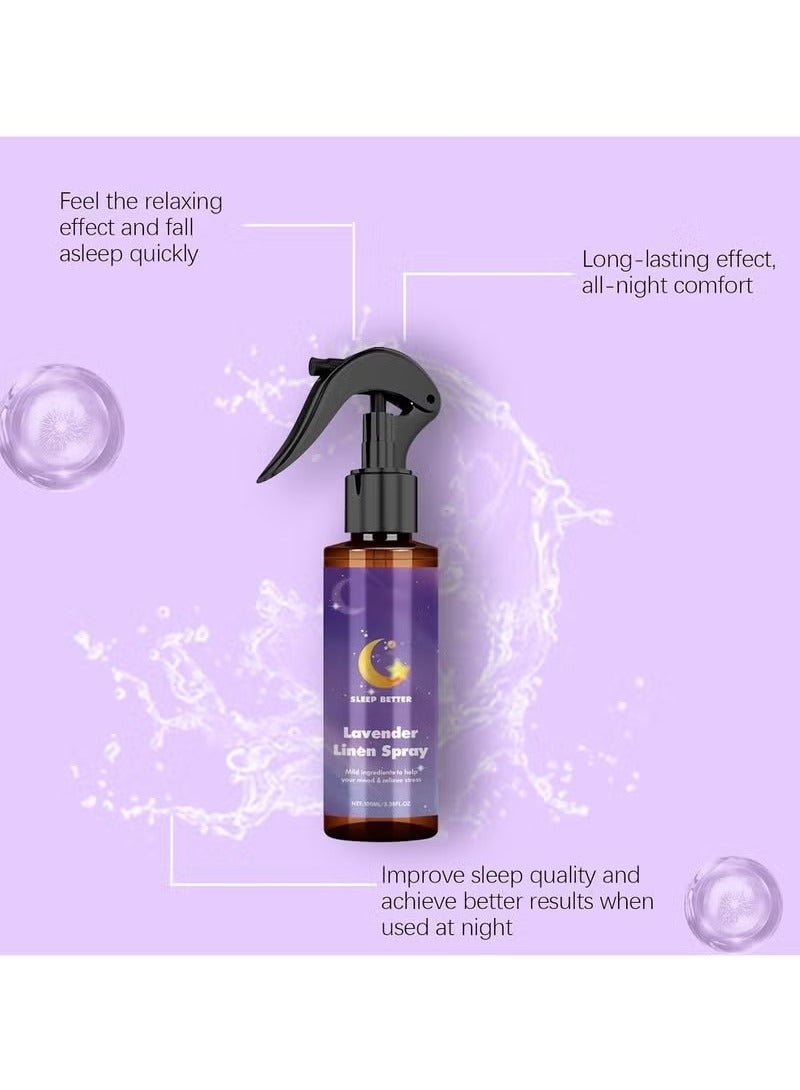 ximonth Lavender Fragrance Sleep Spray, Soothing Essential Oil for Improved Sleep, Indoor Freshener&Lavender Linen Spray for Pillows - Image 4