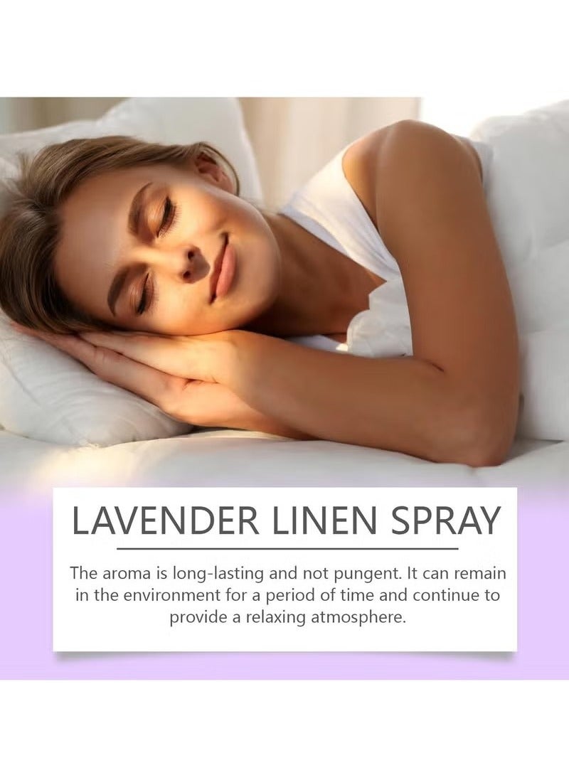 ximonth Lavender Fragrance Sleep Spray, Soothing Essential Oil for Improved Sleep, Indoor Freshener&Lavender Linen Spray for Pillows - Image 2