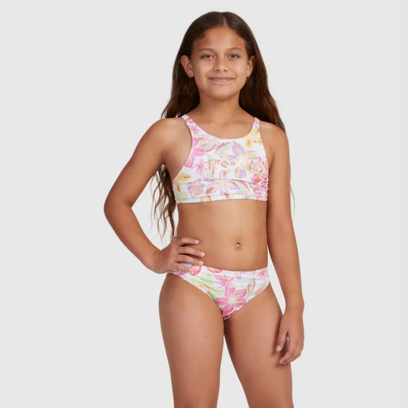 Roxy Tropical Time One Piece Swimsuit - Kids