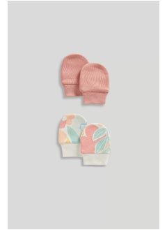 mothercare Meadow Baby Mittens - 2 Pack  - Image 1