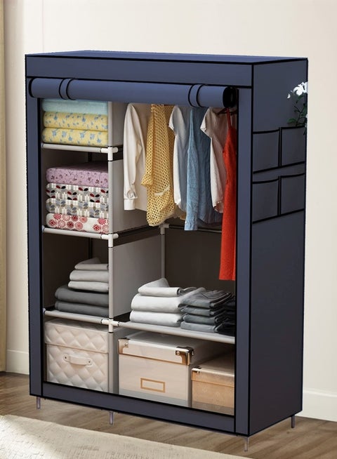 Portable Wardrobe Clothes Storage Organizer Fabric Wardrobe For Clothing