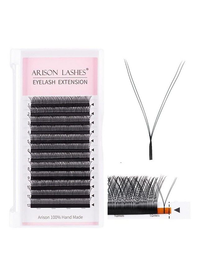 ARISON LASHES YY Eyelash Extension Lashes D Curl 007mm 815mm Faux Mink Cluster Lash Extensions Soft Y Lashes Extensions Premade (815MM 007D) - Image 1