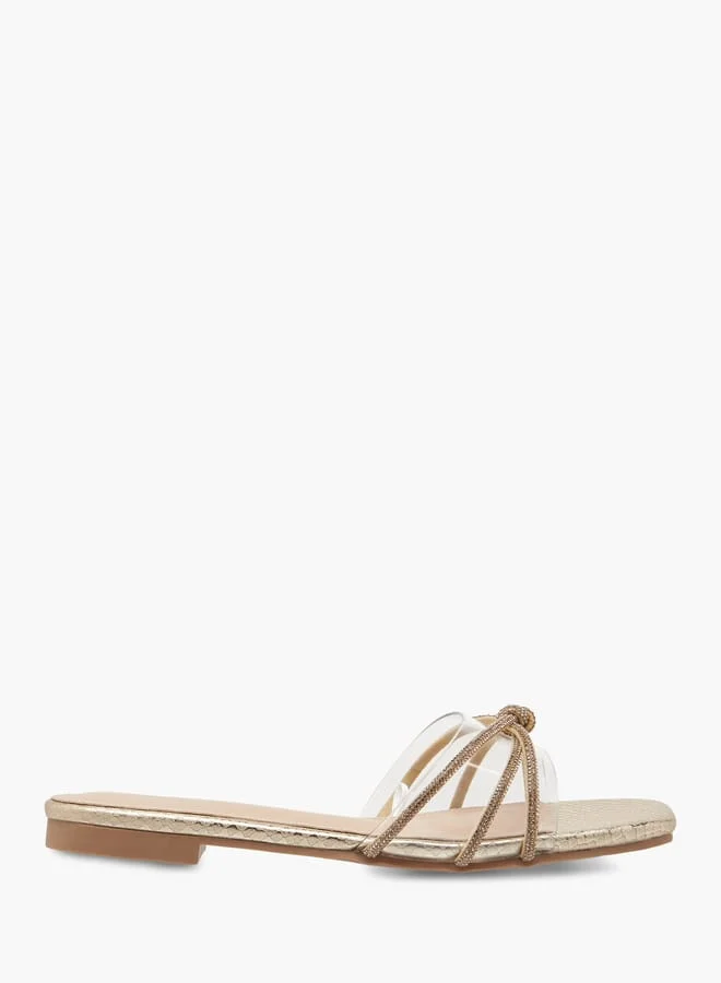 Flora Bella By Shoexpress Women Embellished Slip-On Sandals