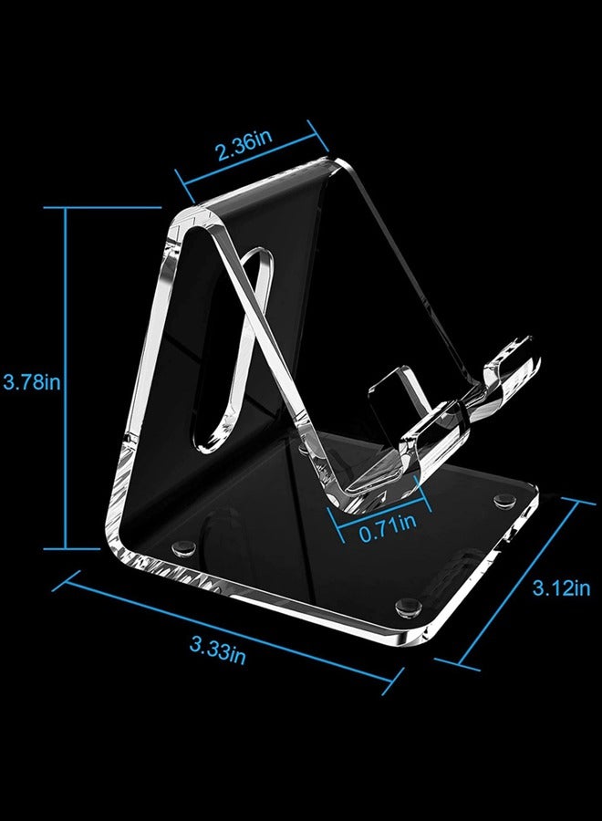 Acrylic Phone Stand, Portable Transparent Phone Stand,Desk Accessories - Image 4