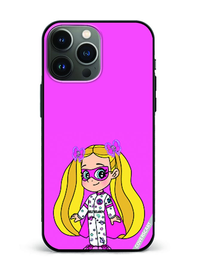 COVERSCART Protective Case Cover For Apple iPhone 13 Pro Max Diana Design Pink