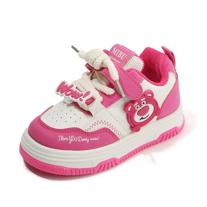 Mesh Sneakers Lightweight Flexible Sole Walking Shoes For Kids Indoor And Outdoor Activities - Image 1