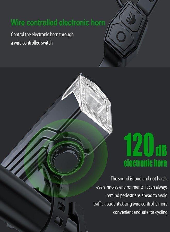 Victagen Ultra Bright USB Rechargeable Bike Light Set, Powerful Bicycle Front Headlight and Back Taillight, 5 Light Modes Light for Bike, for Men Women Kids Road Mountain Cycling - Image 3