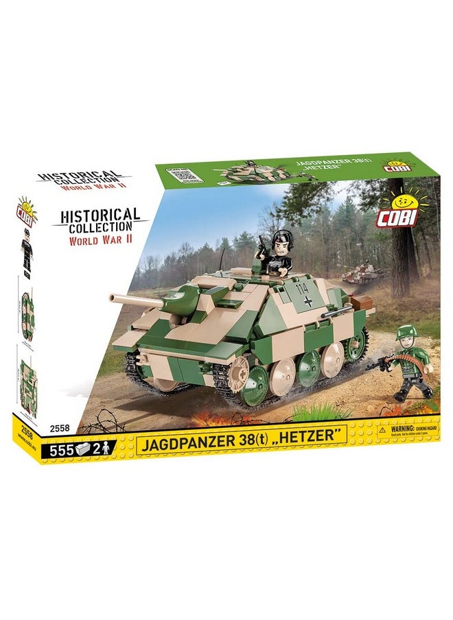 COBI Cobi toys 555 Pcs Hc WWII /2558/ Jagdpanzer 38 (Hetzer)  - Image 2