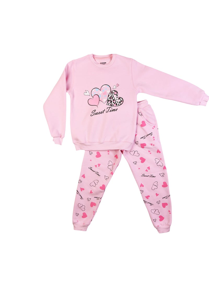 زيركون بيجامة شتوي بناتي - 3133 - Image 1