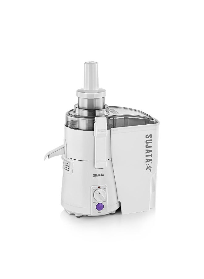 Sujata Powermatic Pro Juicer|900 WattsPowerfull Motor|22000 RPM|Non-Stop 90 Mins Running|Centrifugal Juicer| White - Image 1