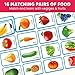 QUOKKA Jigsaw Toddler Puzzles Ages 24 100 SelfCorrecting 16 Realistic Matching Fruits Veggies Educational Toddler Puzzles Ages 13 with 32 Pieces Memory Matching Games - Image 4
