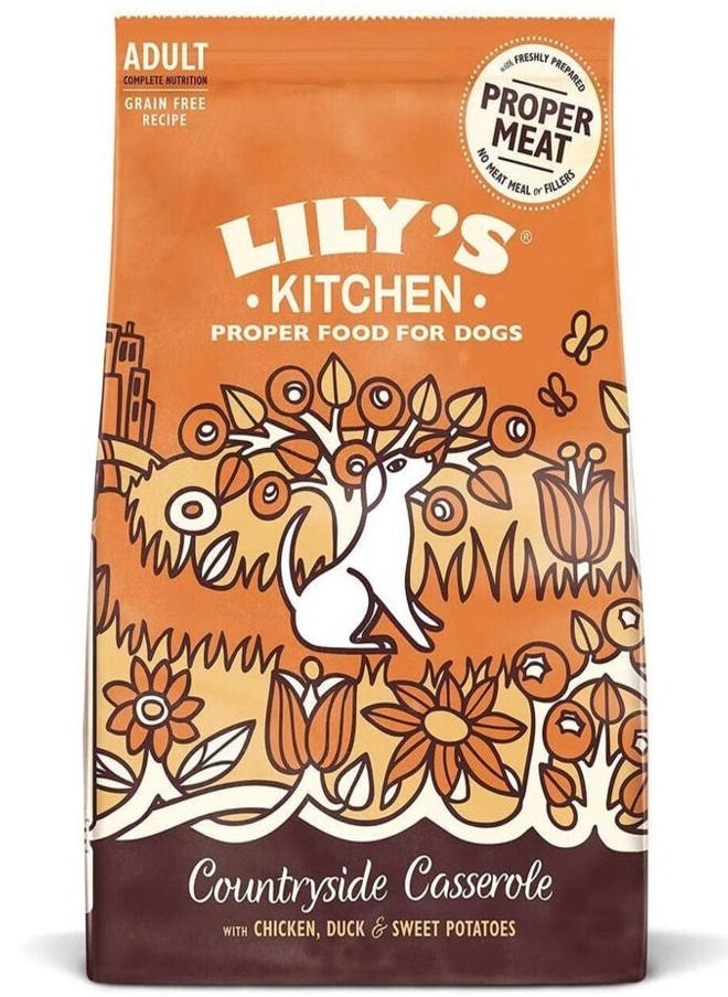Lily's Kitchen - Countryside Casserole With Chicken, Duck and Sweet Potatoes Adult Dry Dog Food 2.5 kg - Image 1