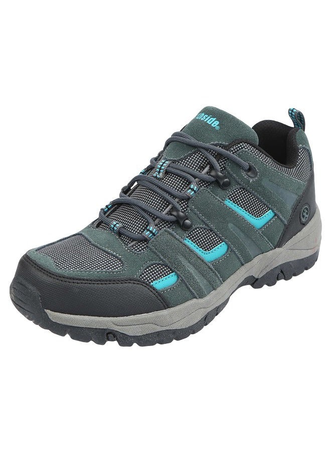 Northside Women's Monroe Low Hiking Shoe, Dark Gray Dark Turquoise, 4 UK - Image 1