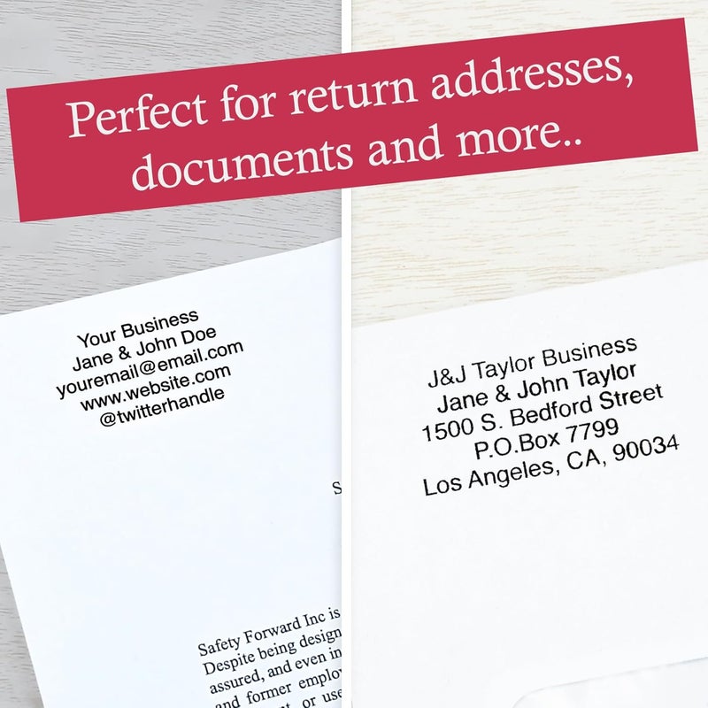 رابر ستامب كرييشن Trodat 4913 Return Address Stamp - Custom Text Stamp - Choose from Many Fonts u0026 15 Ink Colors! - Image 5