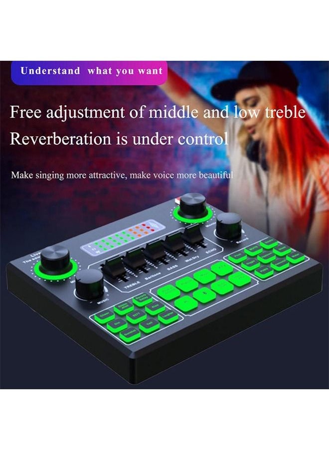 Mi VAZA - V9 Sound Card - DJ Mixer - Live Sound Card for Streaming - Audio Mixer for Streaming, Gaming, Recording, Singing, Tiktok, YouTube, PC, Computer - Image 1