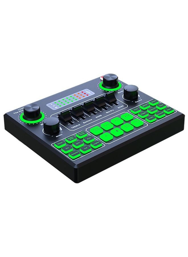 Mi VAZA - V9 Sound Card - DJ Mixer - Live Sound Card for Streaming - Audio Mixer for Streaming, Gaming, Recording, Singing, Tiktok, YouTube, PC, Computer - Image 1