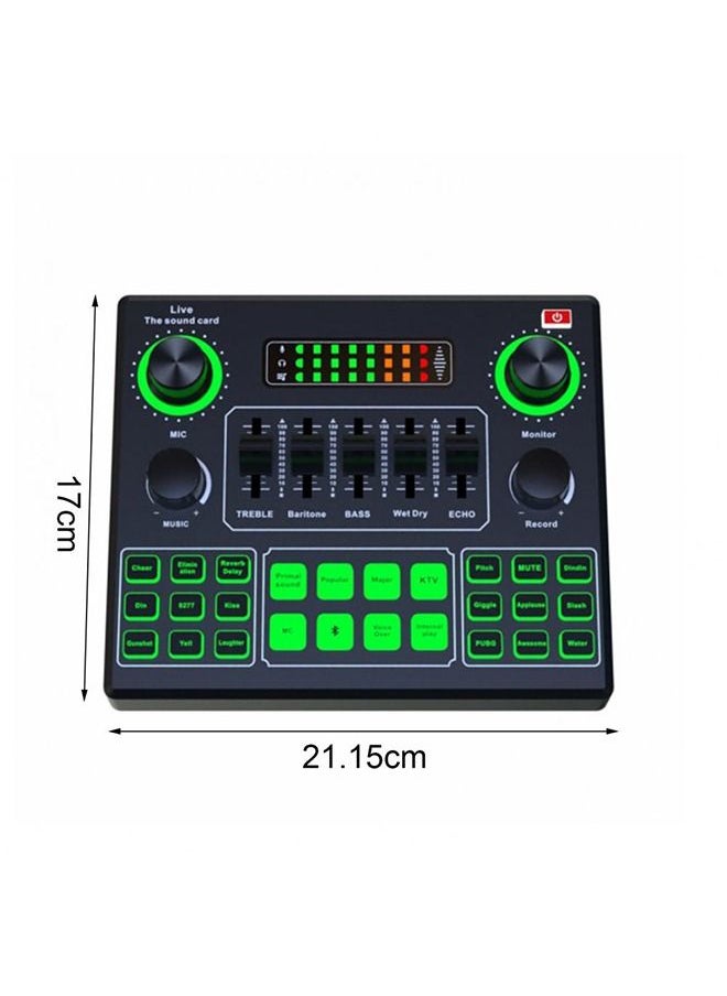 Mi VAZA - V9 Sound Card - DJ Mixer - Live Sound Card for Streaming - Audio Mixer for Streaming, Gaming, Recording, Singing, Tiktok, YouTube, PC, Computer - Image 1