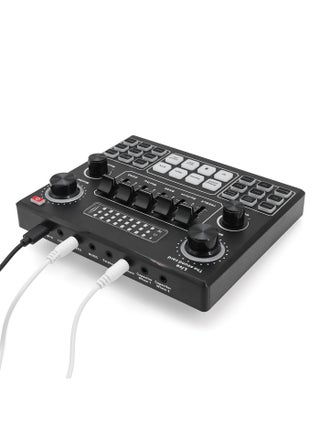 V9 Sound Card - DJ Mixer - Live Sound Card for Streaming - Audio Mixer for Streaming, Gaming, Recording, Singing, Tiktok, YouTube, PC, Computer - view 3