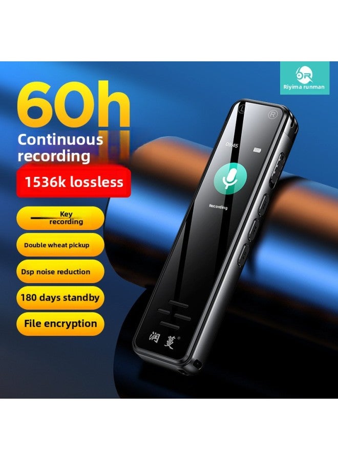 Lossless Recording Pen Professional HD Noise Reduction Business Voice Control Long Endurance To Text Dual Microphone Recorder Equipment-Capacity:128GB - Image 2