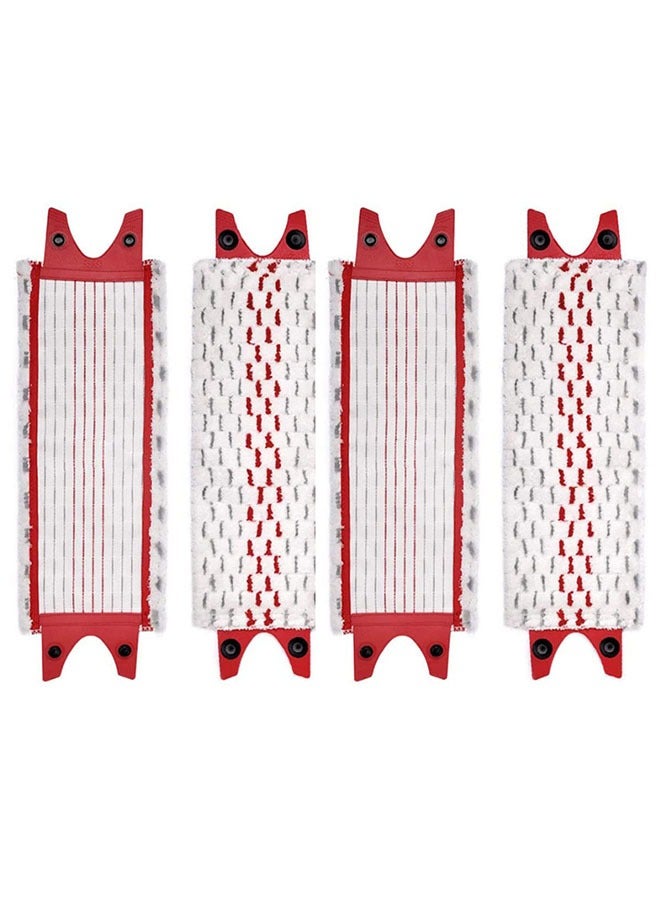 Muyixin عبوة من 4 قطع من وسادات إعادة التعبئة من الألياف الدقيقة المتوافقة مع عبوة إعادة ملء ممسحة Vileda Ultramax المصنوعة من الألياف الدقيقة - Image 1