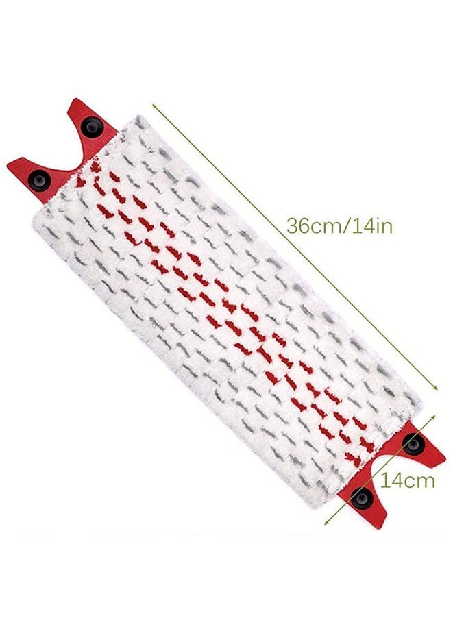 Muyixin عبوة من 4 قطع من وسادات إعادة التعبئة من الألياف الدقيقة المتوافقة مع عبوة إعادة ملء ممسحة Vileda Ultramax المصنوعة من الألياف الدقيقة - Image 4