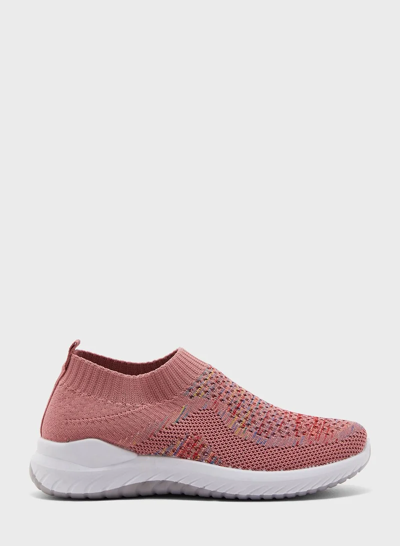 Ginger Breathable Knit Pull On Comfort Shoes