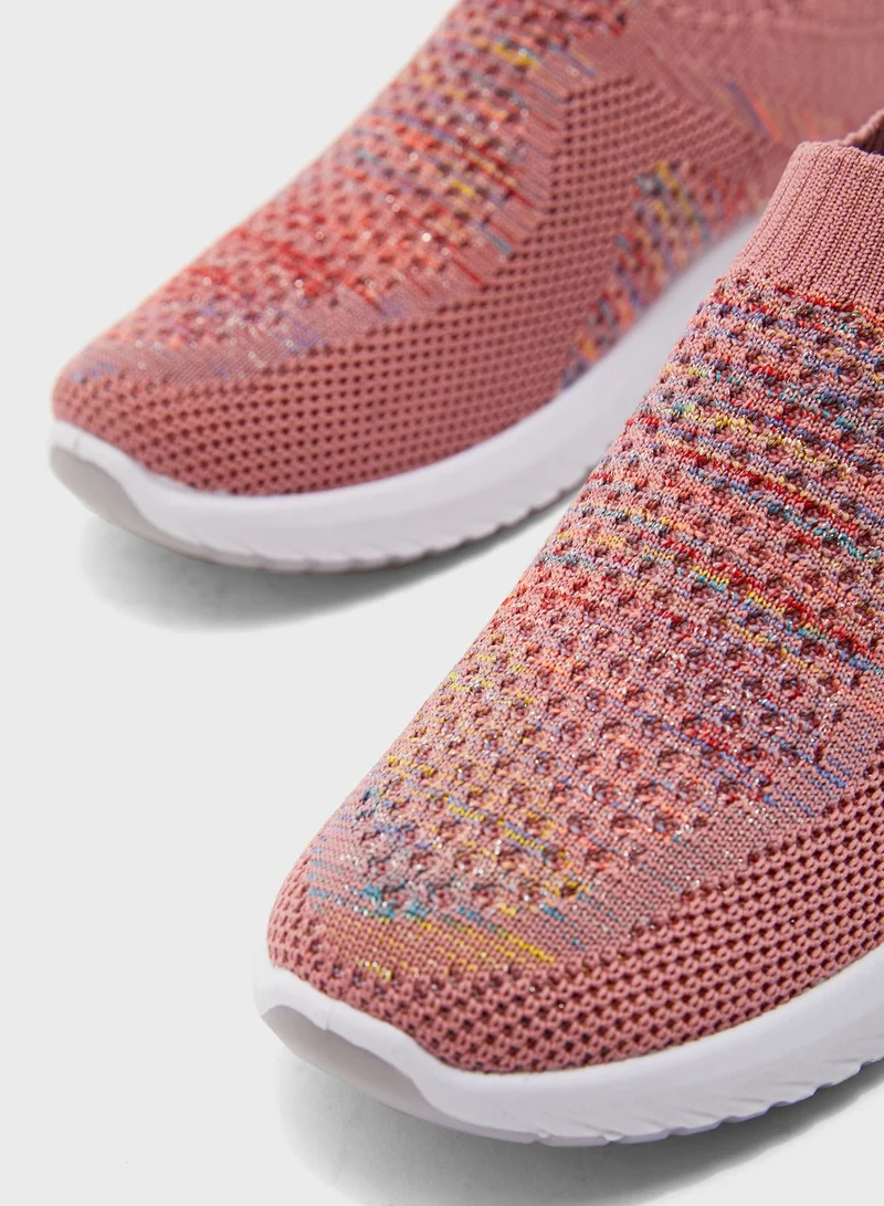 Ginger Breathable Knit Pull On Comfort Shoes