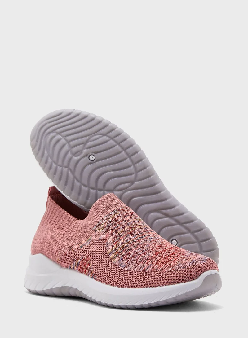 Ginger Breathable Knit Pull On Comfort Shoes