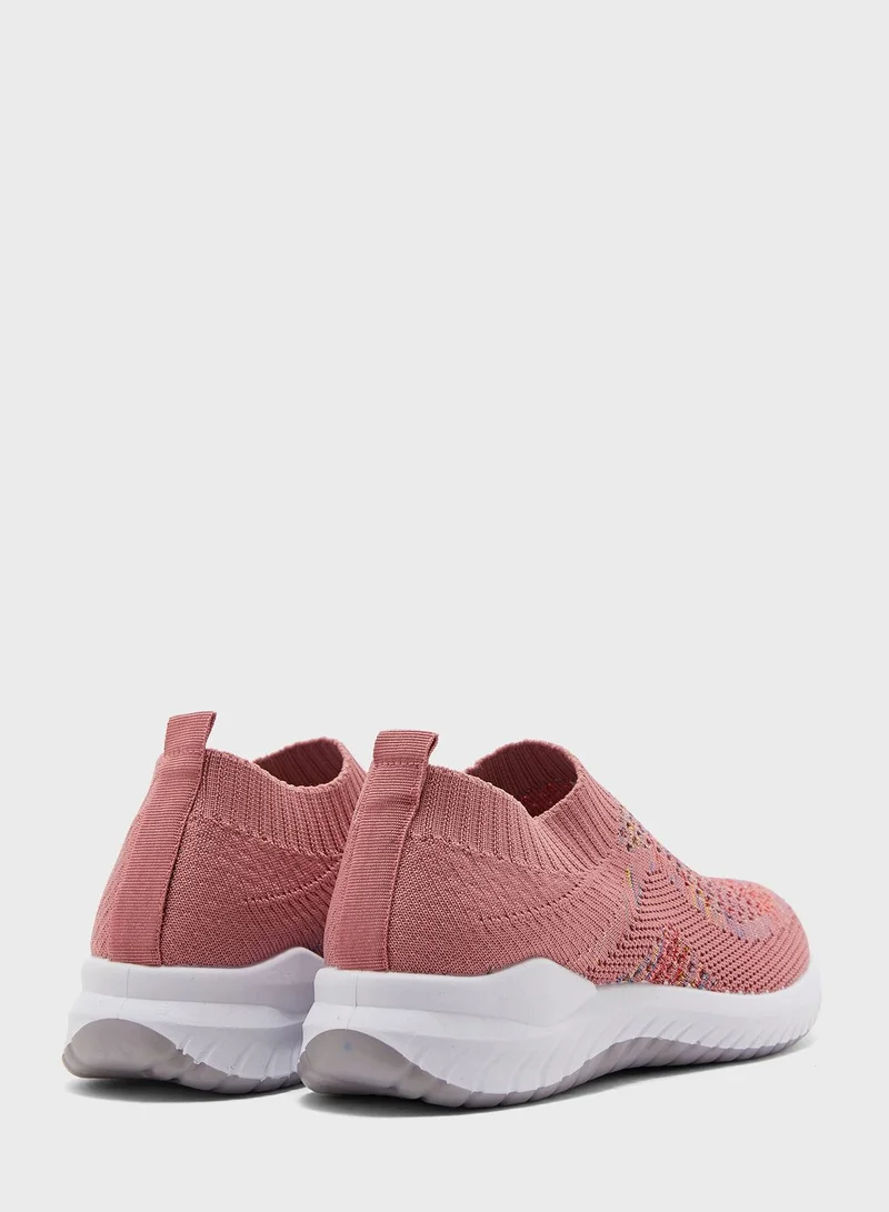 Ginger Breathable Knit Pull On Comfort Shoes